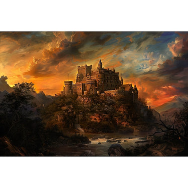 Medieval Landscape Canvas